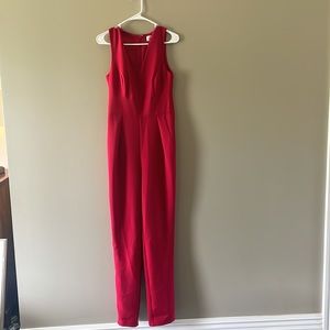 Sugar lips Red Sleeveless jumpsuit (S)